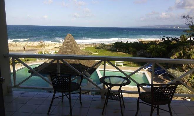 View of the ocean resort