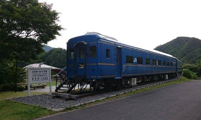 Blue train sea of japan