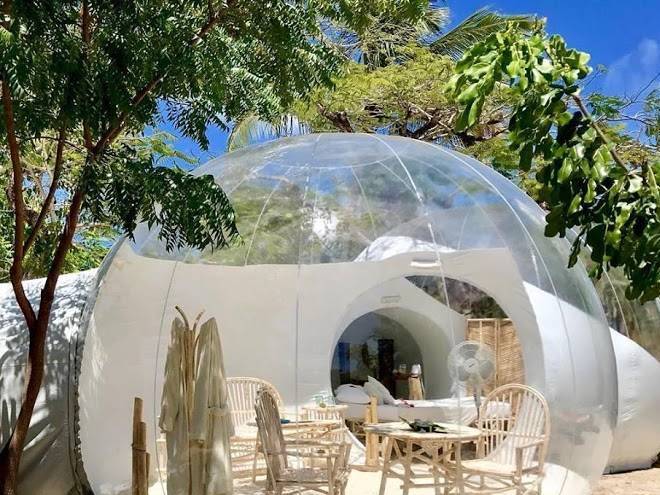 Rock and sea resort