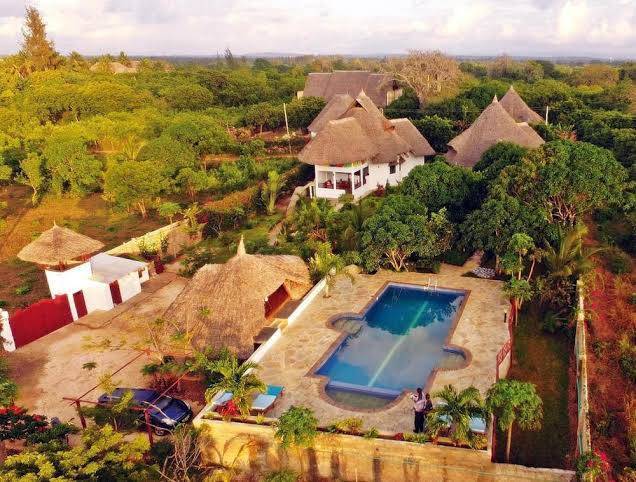 African huts