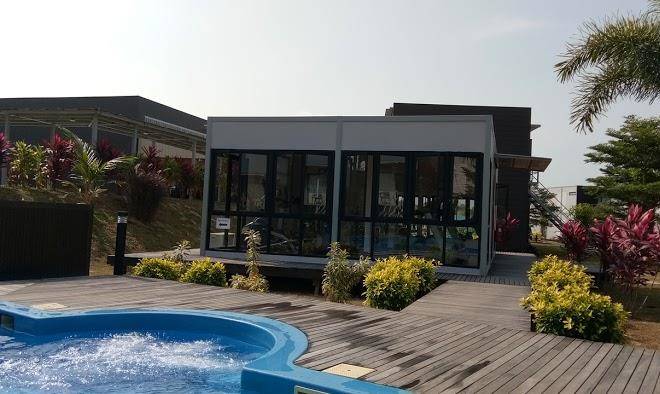 Lake view residence