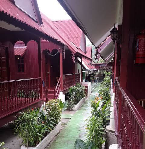 Budget beach resort