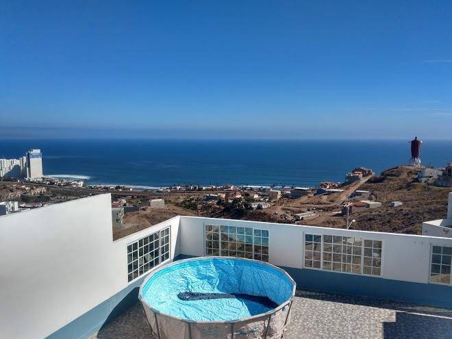 Australian beach cabanya de rosarito beach view