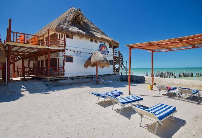 Golden paradise beach