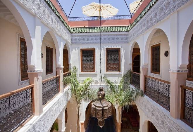 Riad arbre bleu