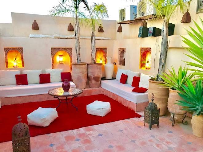 Riad terrace sky