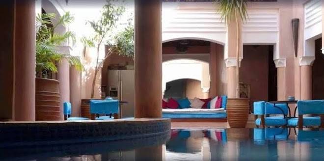 Riad turquoise