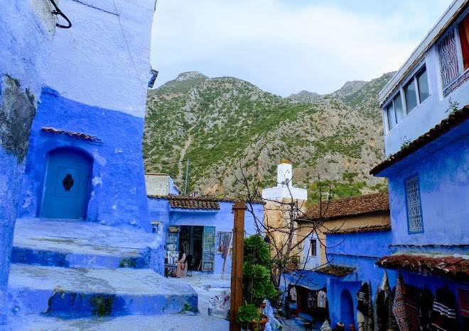 Le balcon bleu