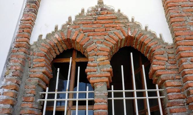 Puerta azul