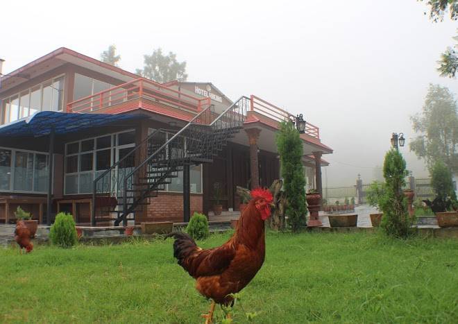Hotel hiking resort