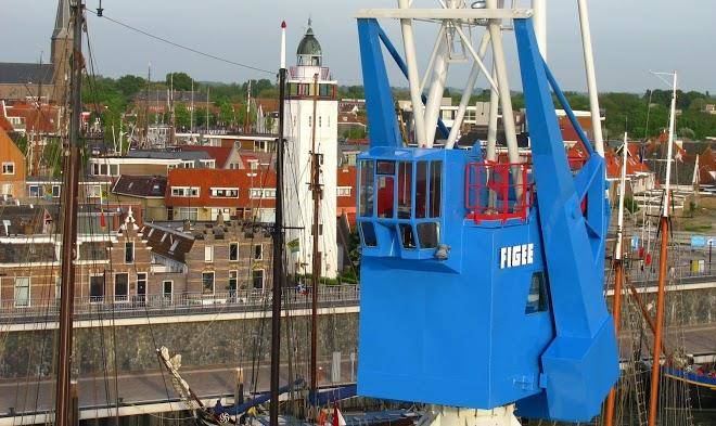 Havenkraan van harlingen