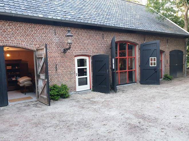 Bed in het stroo