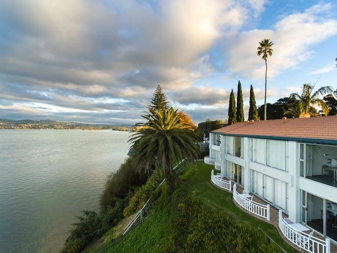 The tauranga on the waterfront