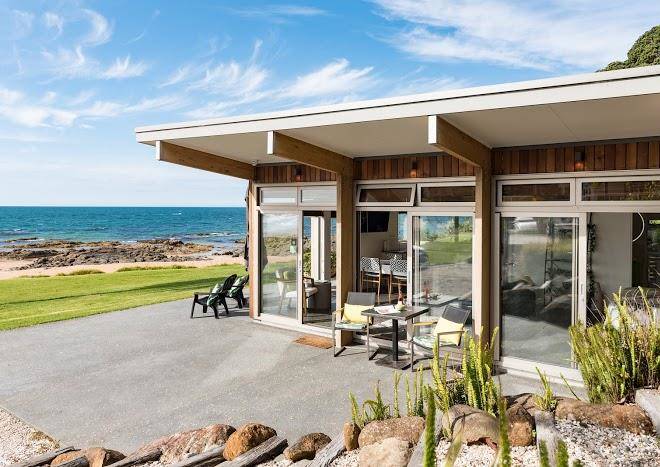 Golden sand beach front accommodation