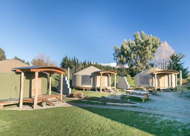 Oasis yurt lodge