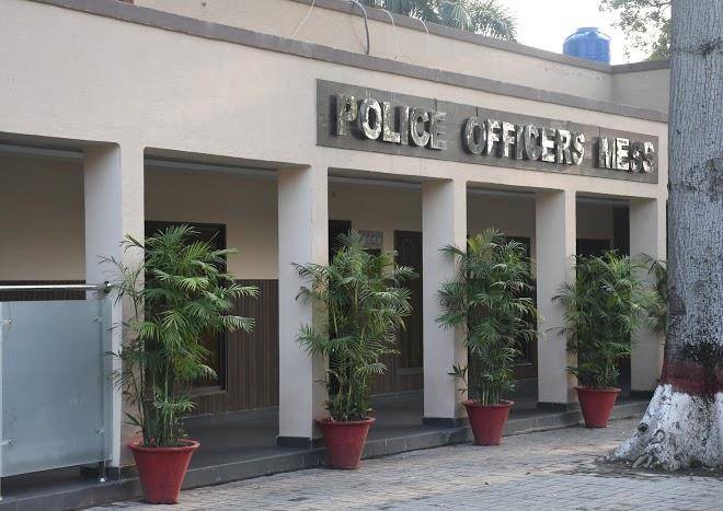 Police officers mess
