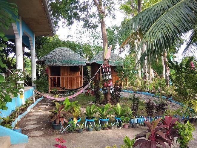 Bamboo huts