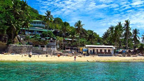Liberty's community lodge and dive resort