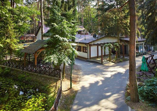 Osrodek wypoczynkowy lublin lesna ryba domki nad jeziorem park linowy