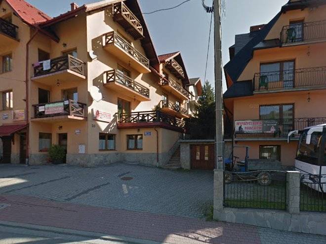 Pokoje goscinne na skale
