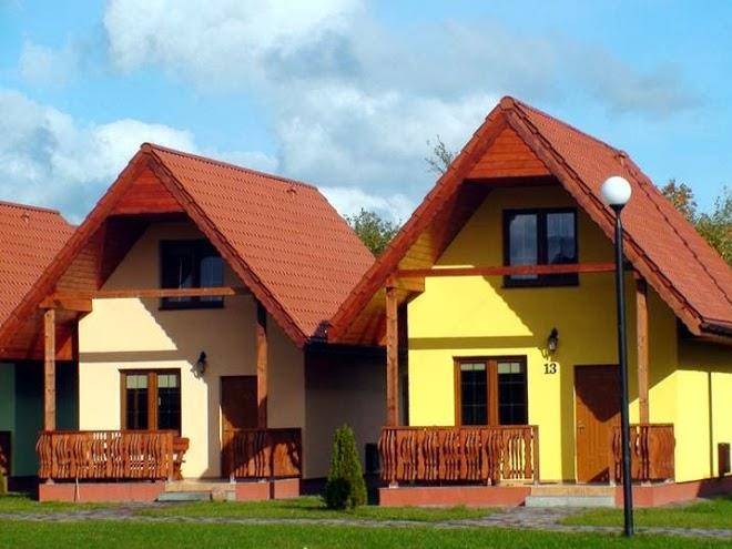 Holiday resort blue