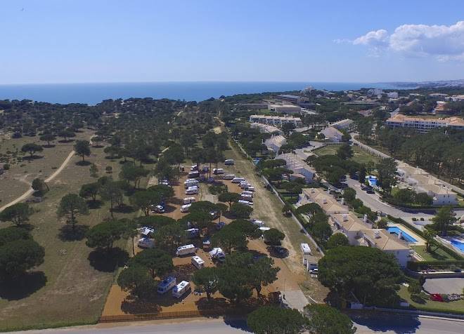 Algarve motorhome park falesia