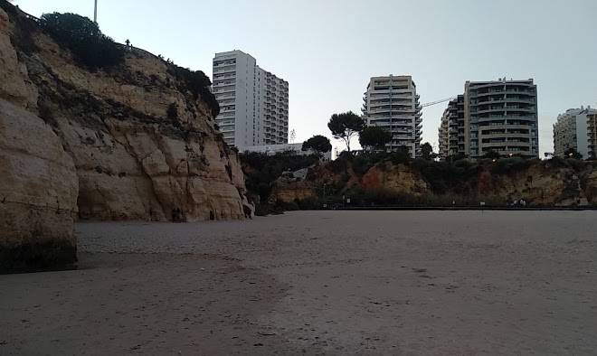 Praia da rocha beach view