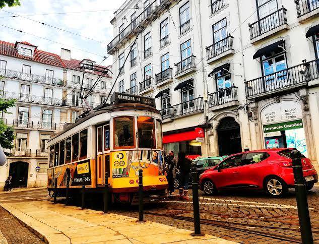Estrela at lisbon tram 28