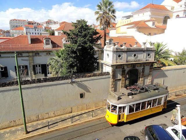 Lisbon baixa chiado typical