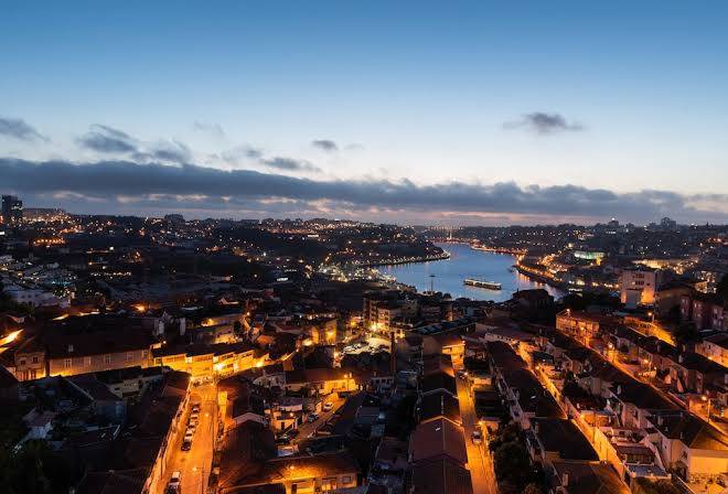 Porto gaia river view
