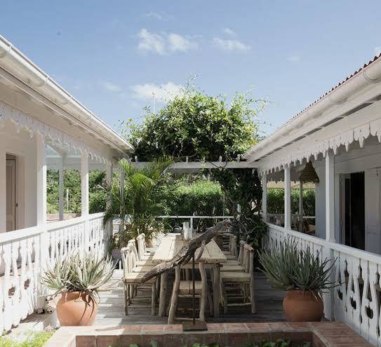 Tropical hotel saint barth