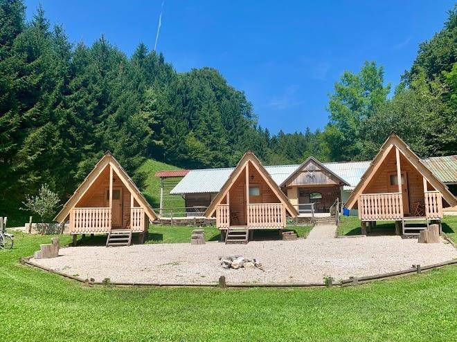 Wooden glamp cabin kamna gorica