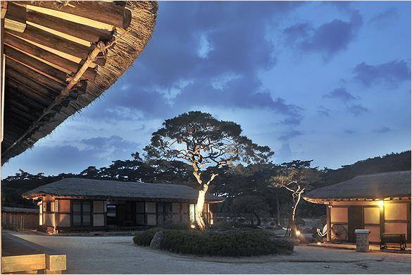 Traditional korean hanok hotel