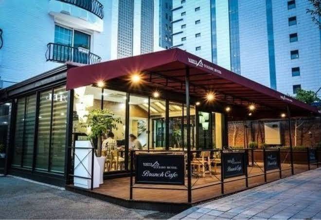 White tourist hotel
