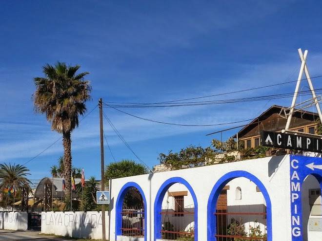 Camping playa granada