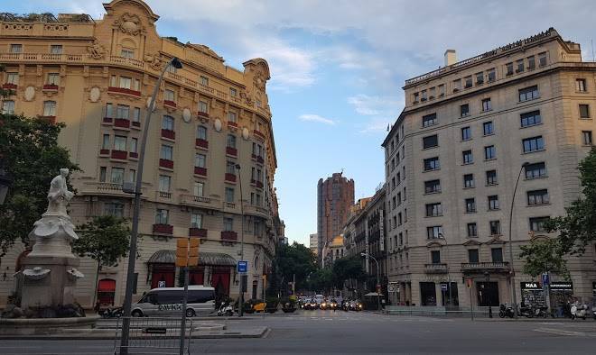 Barcelona central garden