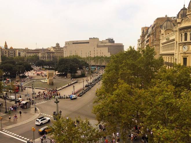 Barcelona city ramblas