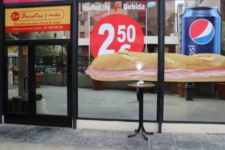 Bocatas y mas las tablas