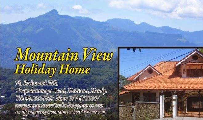 Mountain view holiday home
