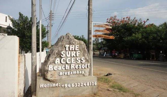 The surf access beach resort