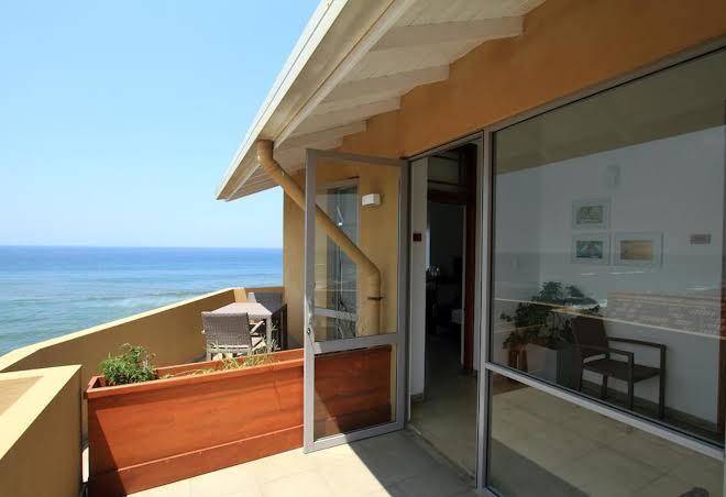 The ocean front