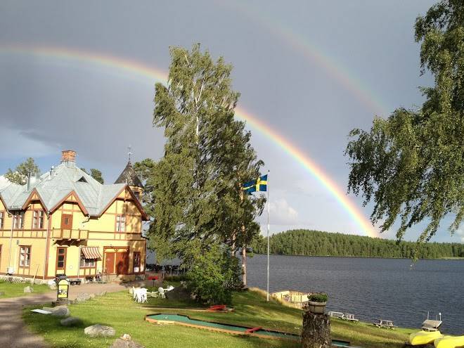 Sjosidan falun framby udde dalarna