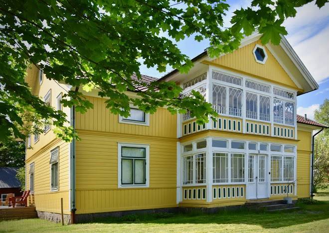 Mooi gula huset