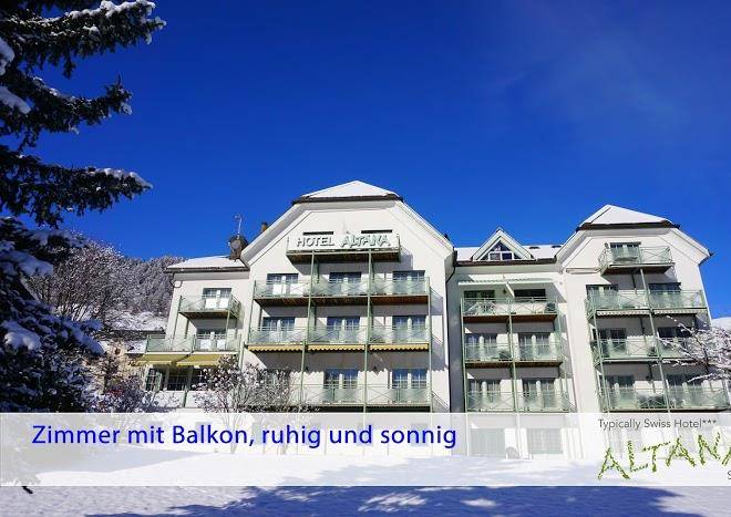 Typically swiss hotel altana