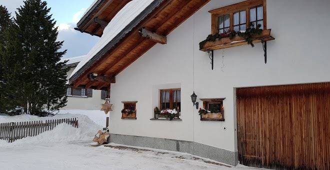 B&b haus im sand