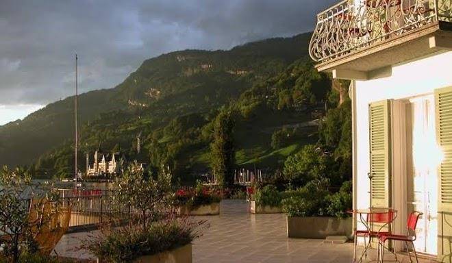 Hotel terrasse am see