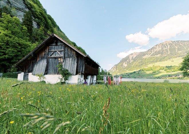 Bauernhaus am see
