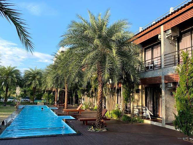Windy sea view resort