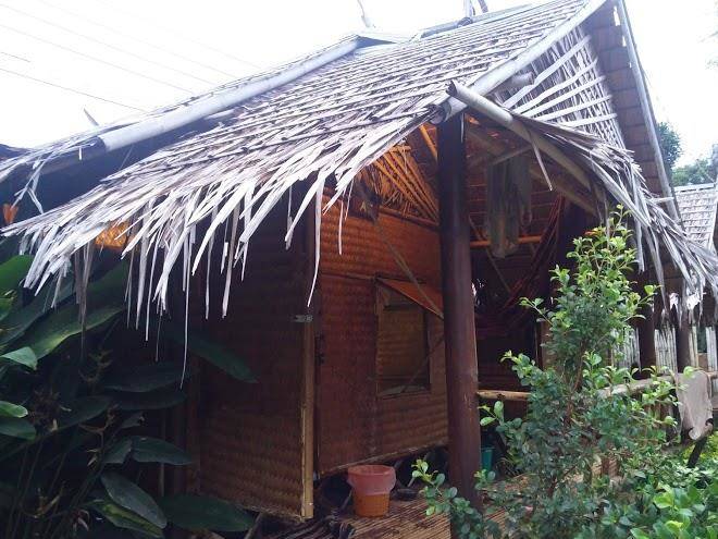 Bamboo huts bungalow