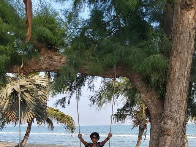 The beach resort